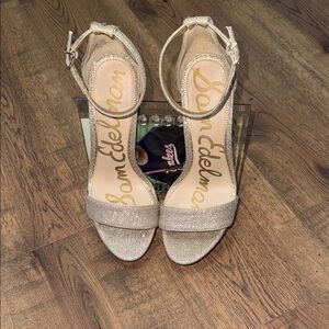 Sam Edelman Women's Glittering Gold Heels